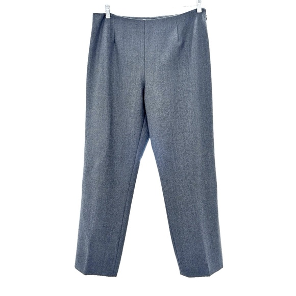 COUNTRY ROAD GRAY WOOL & CASHMERE FLAT FRONT SUIT PANTS - Picture 1 of 11